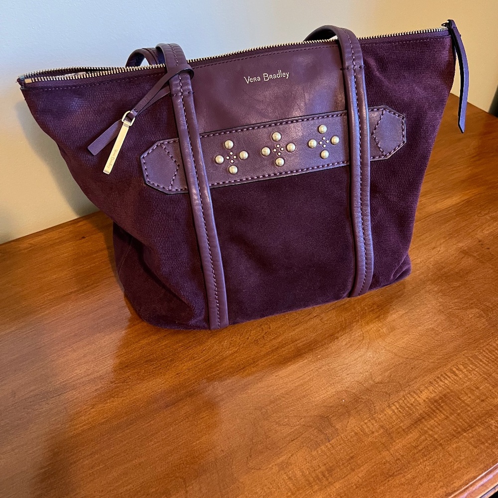 Vera Bradley Leather/Suede Professional Bag
